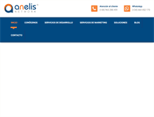 Tablet Screenshot of anelis.com